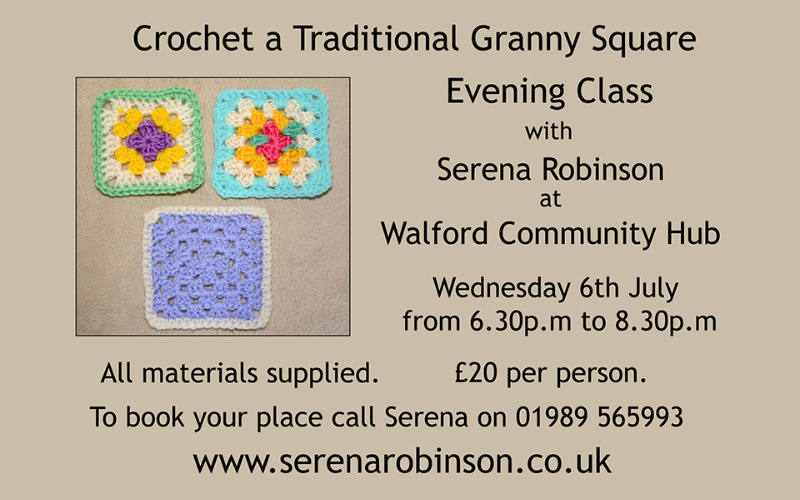 Crochet a Traditional Granny Square Evening Class